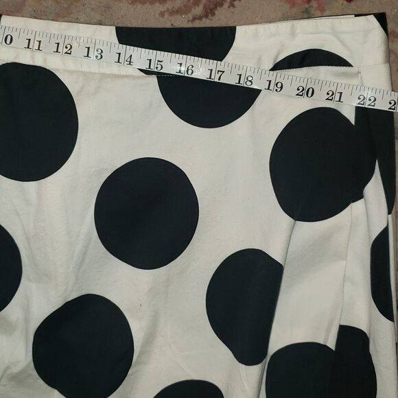 Lane Bryant White Polka-Dotted Skirt - Picture 6 of 7